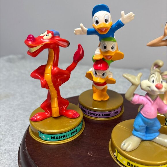 100 Years of Magic McDonalds 2002 Disney Figures Set of 7 on Stand Brer Rabbit, - Picture 2 of 9